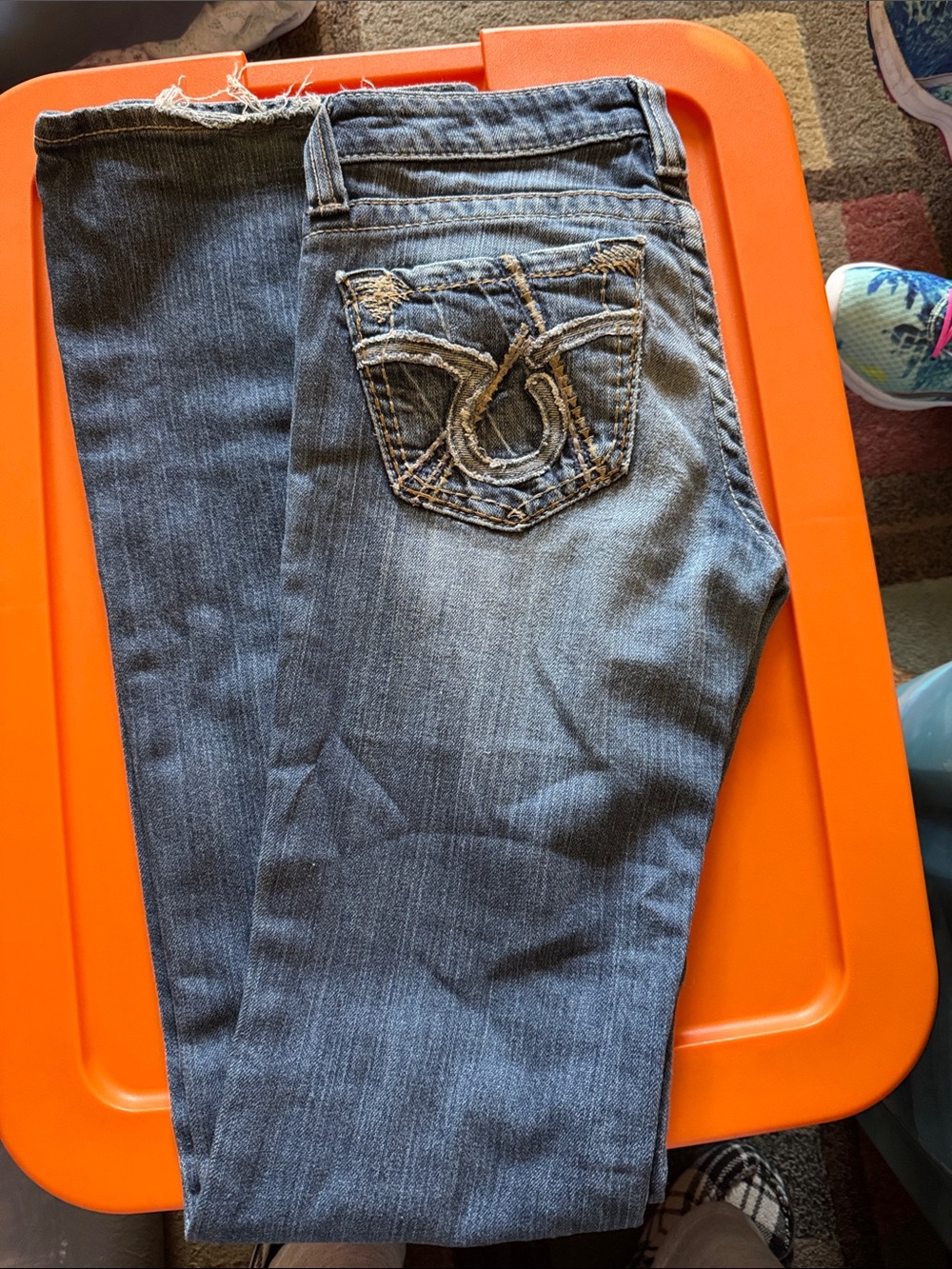 Big Star Women's Wide Leg Jeans in Denim Blue 27XL